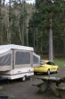 Our cute little tent trailer